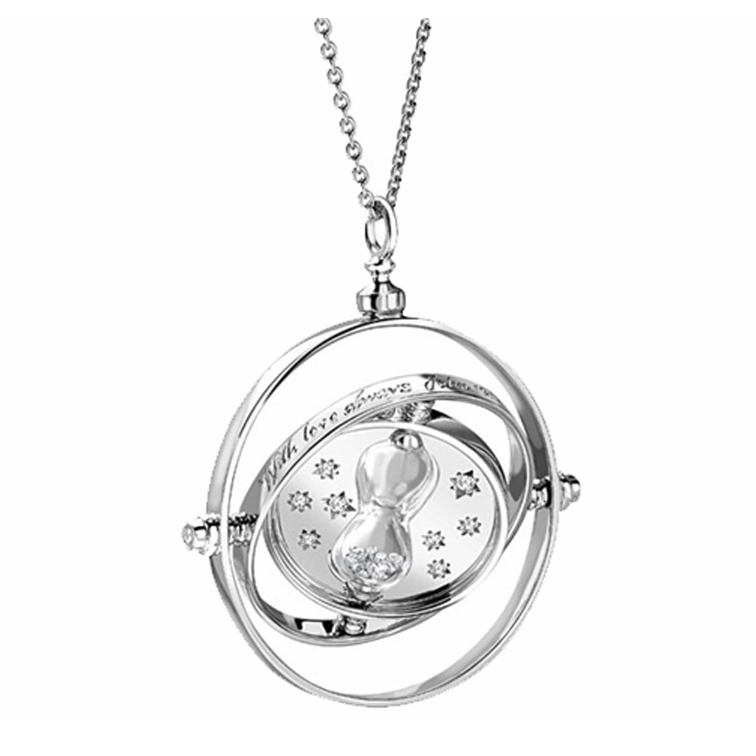 18ct White Gold and Diamond Timeturner Pendant